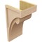 Ekena Millwork 10"W x 10"D x 20"H Wide Viola Rough Cedar Woodgrain TimberThane Corbel, Primed Tan CORUR10X10X20VIORCPR - alternate 2